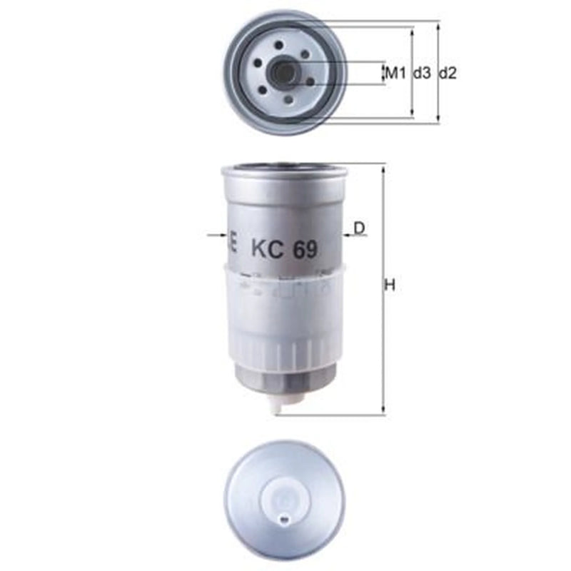 Mahle Fuel Filter Element KC 69