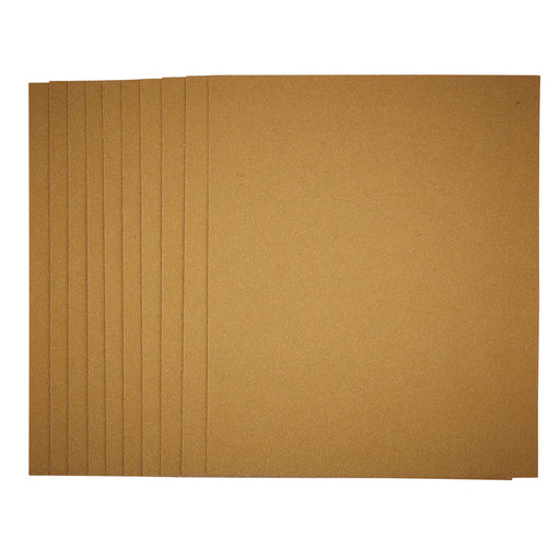 Draper Sanding Sheets 230x280mm 60 Grit (Pack of 10)
