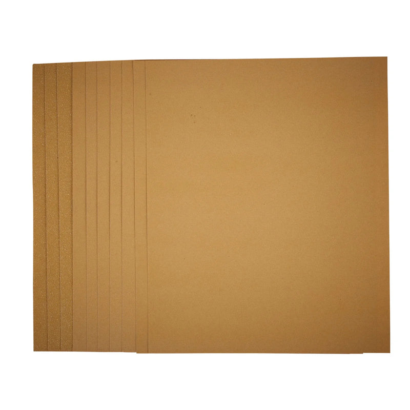 Draper Sanding Sheets 230x280mm Assorted Grit Pack of 10