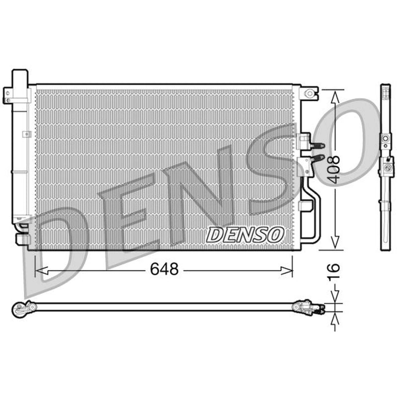 Denso Air Conditioning Condenser DCN47003