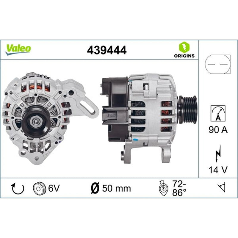 Valeo Car Alternator 12V 439444