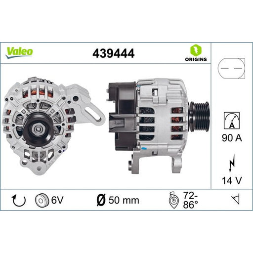 Valeo Car Alternator 12V 439444