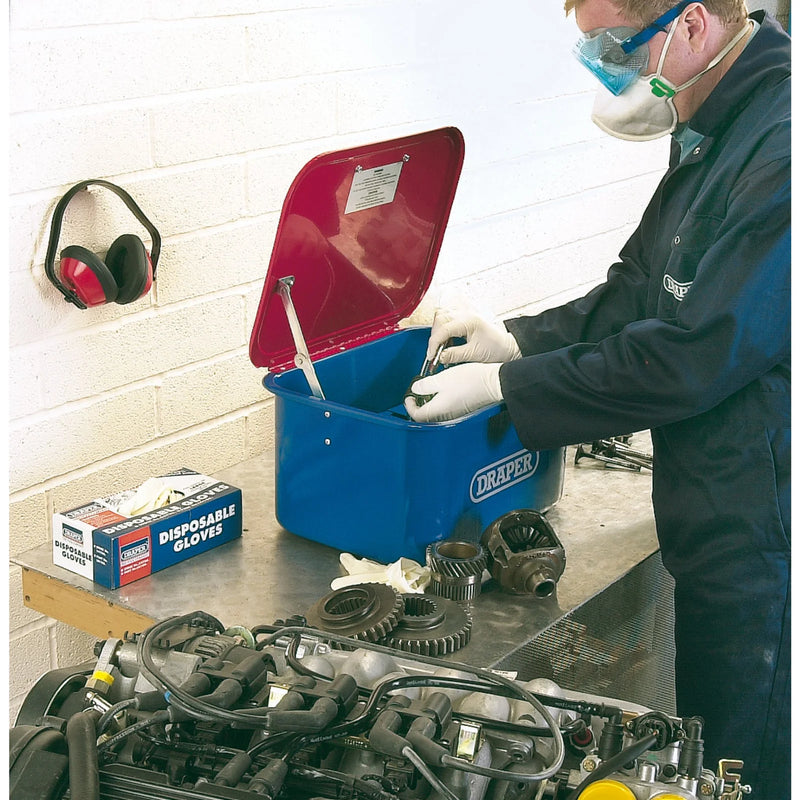 Draper 230V Bench-Mounted Parts Washer 12L