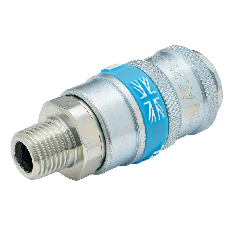 Draper Airflow Coupling Male Thread PCL Tapered - Multiple Lengths