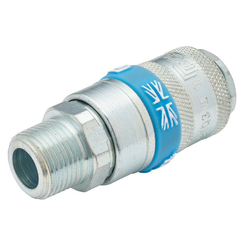 Draper Airflow Coupling Male Thread PCL Tapered - Multiple Lengths