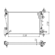 NRF Engine Radiator 55341A