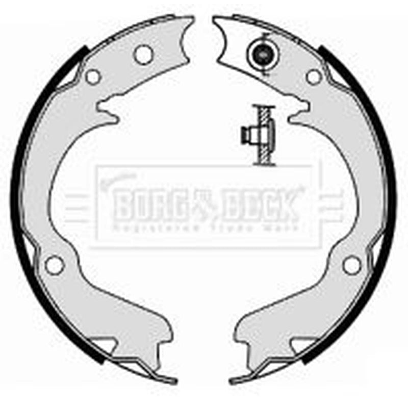 Borg & Beck Parking Brake Shoe Set BBS6383