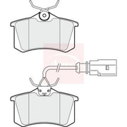 Apec Rear Brake Pad Set PAD1913