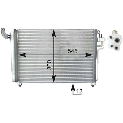 Mahle Air Conditioning Condenser AC 434 000P