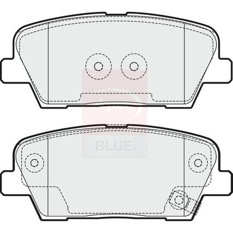 Apec Rear Brake Pad Set PD3347