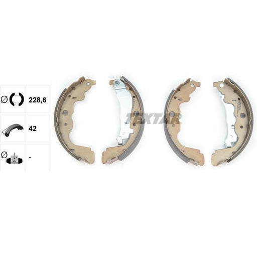 Textar Brake Shoe Set Axle Kit 91069300