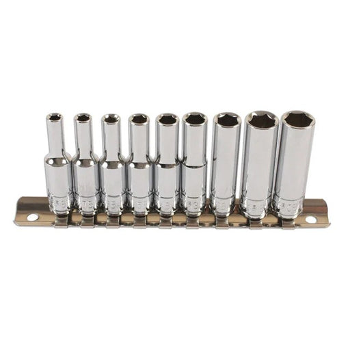 Laser Tools BA Deep Socket Set 1/4"D 9pc - PL