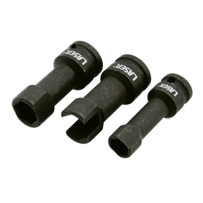 Laser Tools Deep Sockets for Strut Channel 1/2"D 3pc - PL