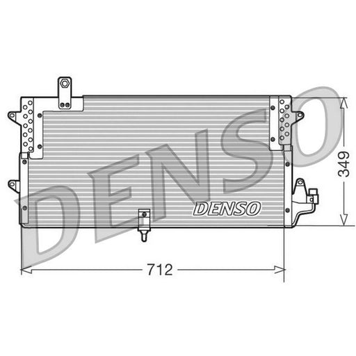 Denso Air Conditioning Condenser DCN32006