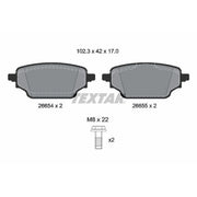Textar Rear Brake Pad Set 2665401