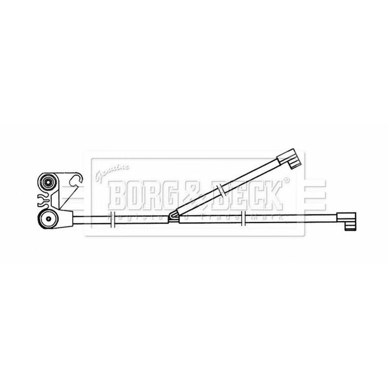 Borg & Beck Brake Pad Wear Sensor Front BWL33076