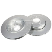 Borg & Beck 2 x Vented Rear Brake Discs BBD4408