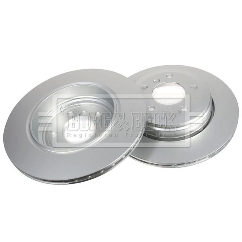 Borg & Beck 2 x Vented Rear Brake Discs BBD4408