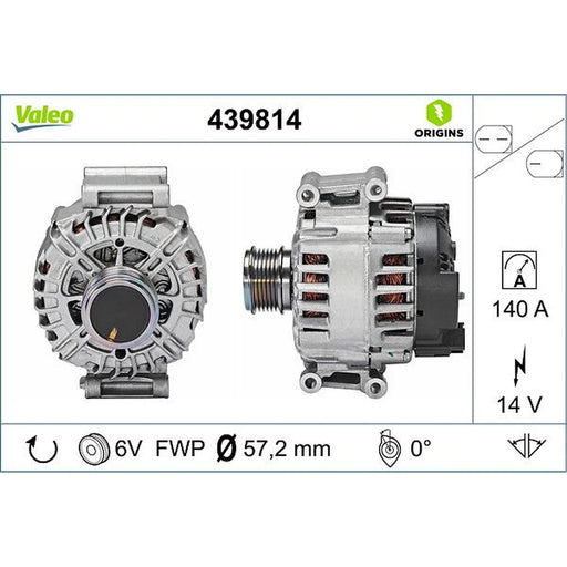 Valeo Car Alternator 12V 439814