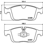 DON Front Brake Pad Set PCP2231