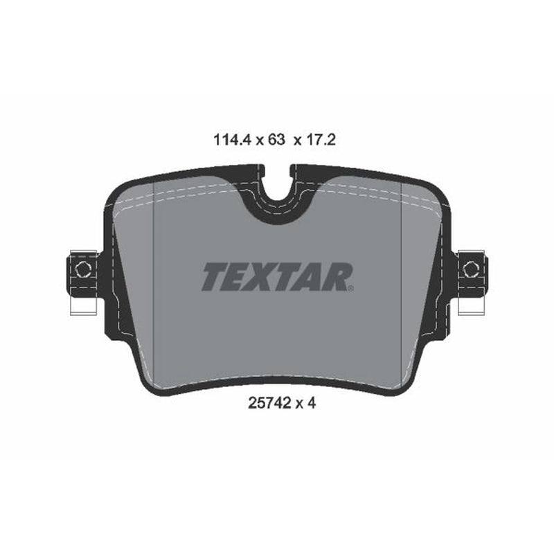 Textar Rear Brake Pad Set 2574201
