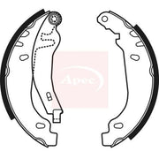 Apec Brake Shoe Set Axle Kit SHU659