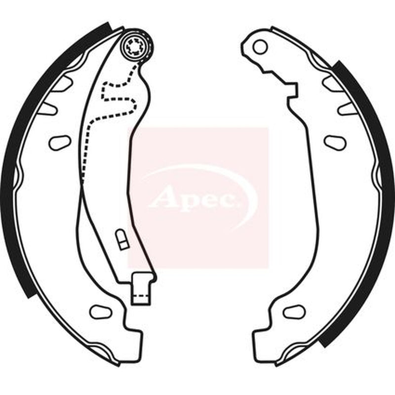 Apec Brake Shoe Set Axle Kit SHU659
