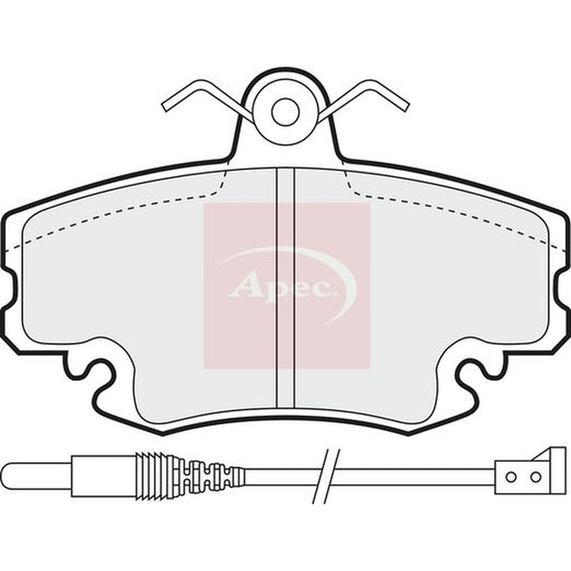 Apec Front Brake Pad Set PAD810