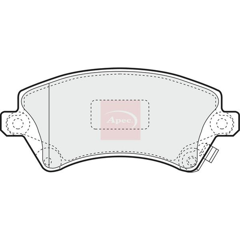 Apec Front Brake Pad Set PAD1223