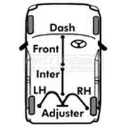First Line Handbrake Cable Left Rear FKB2779