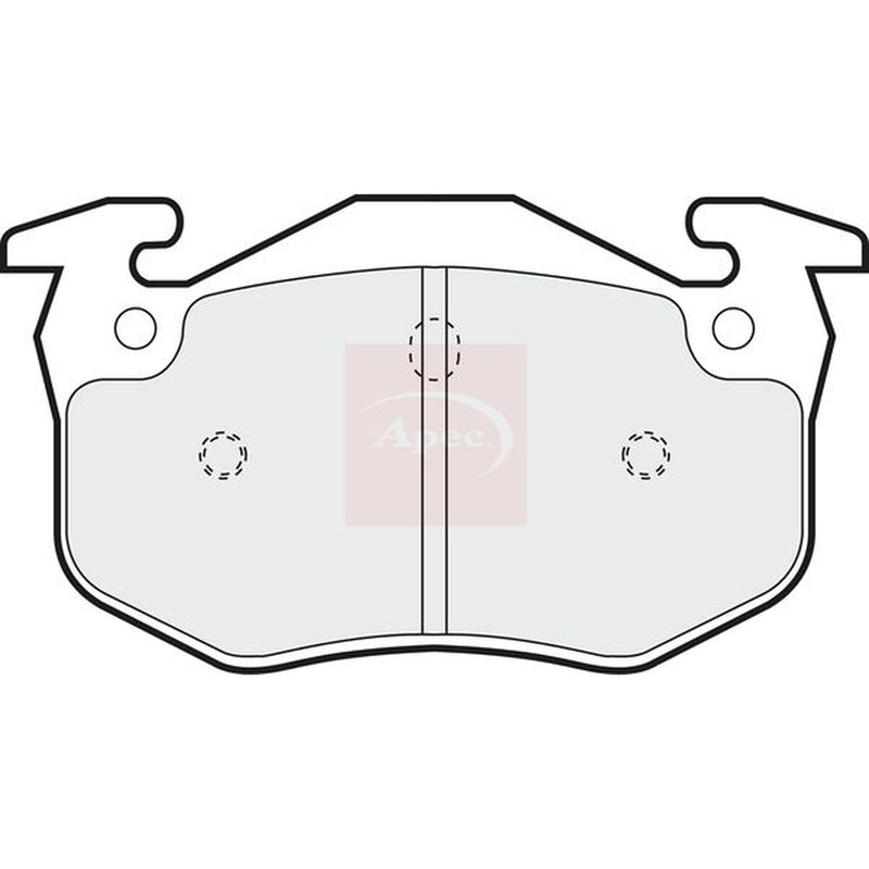 Apec Rear Brake Pad Set PAD771