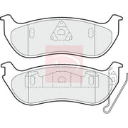 Apec Rear Brake Pad Set PAD1601