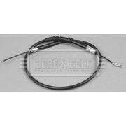 Borg & Beck Handbrake Cable Left Rear BKB3016