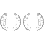Mintex Brake Shoe Set Axle Kit MSK015
