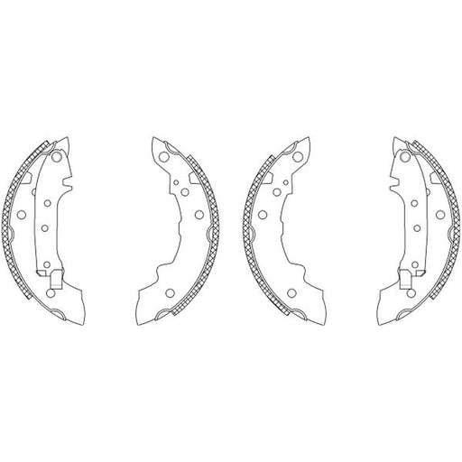 Mintex Brake Shoe Set Axle Kit MSK015