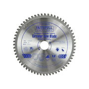 Faithfull TCT Cross Cut Mitre Saw Blade 216 x 30mm x 60T NEG - FAIZ21660ATB