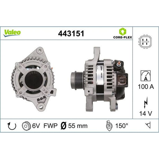 Valeo Car Alternator 12V 443151