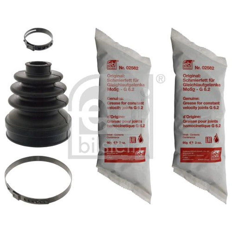 Febi Drive Shaft Bellow Kit transmission sided Rubber 100212