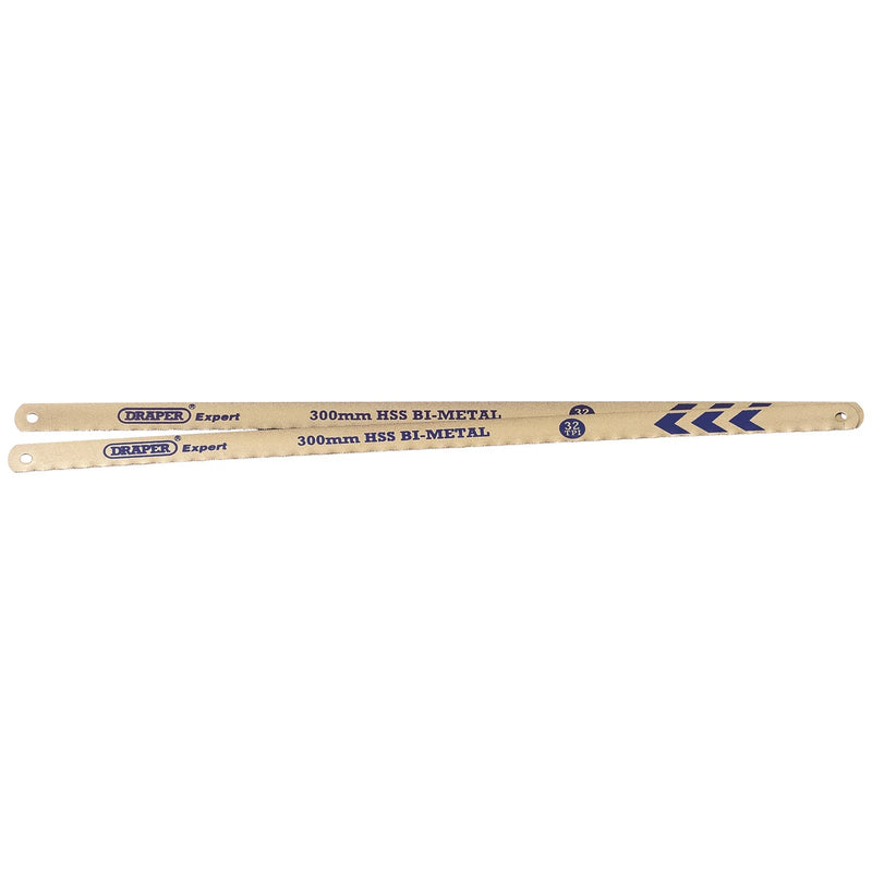 Draper Expert Hacksaw Blades 300mm 32tpi Pack of 2