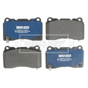 Borg & Beck 4 x Front Brake Pad Set BBP2612