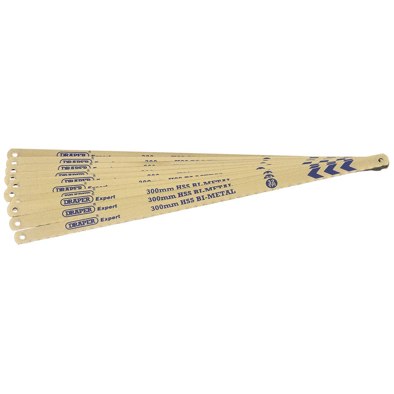Draper Expert Hacksaw Blades 300mm 32tpi Pack of 10