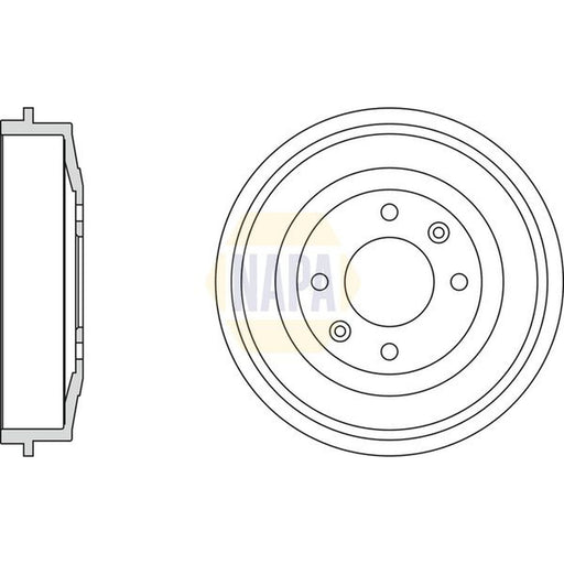NAPA Brake Drum Assembly Rear NDR1022
