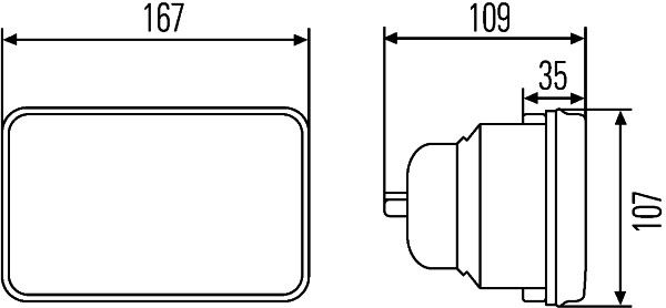 Hella Insert, headlight Front 1LB 003 177-301 1042   -    PP1602136