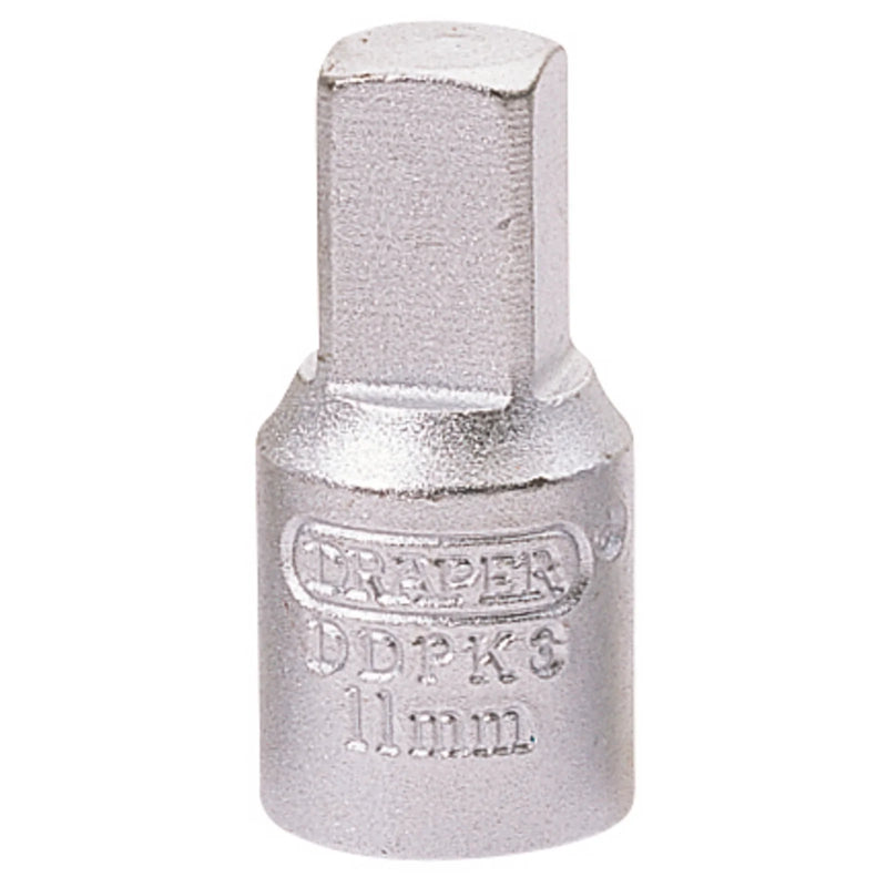 Draper Square Drain Plug Key, 3/8" Sq. Dr., Chrome Vanadium Steel