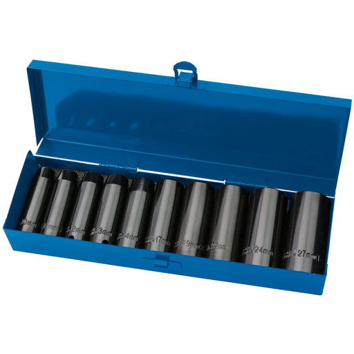 Draper Expert HI-TORQ® Deep Impact Socket Set 1/2" Sq. Dr. (10 Piece)