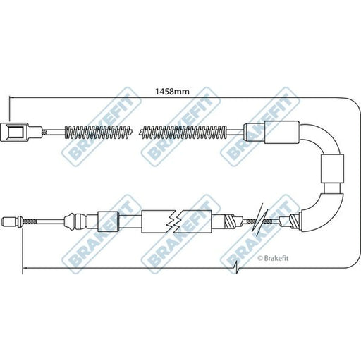 Apec Handbrake Cable Left Rear BBC3534