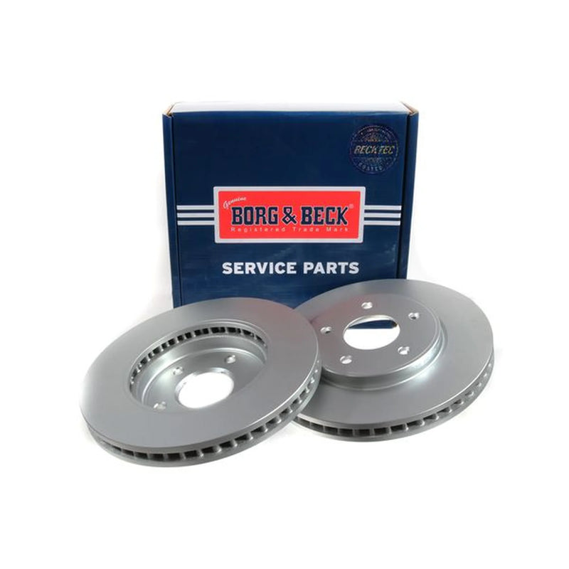 Borg & Beck 2 x Vented Front Brake Discs BBD5384