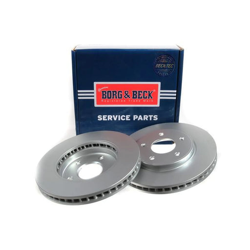 Borg & Beck 2 x Vented Front Brake Discs BBD5384
