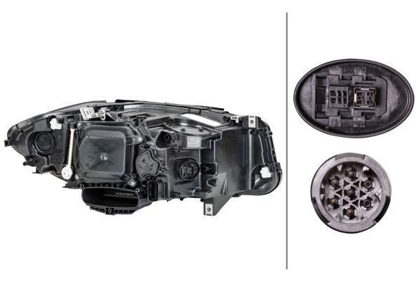 Hella Headlight Headlamp PY24W Left