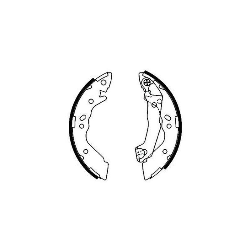 Mintex Brake Shoe Set Axle Kit MFR439